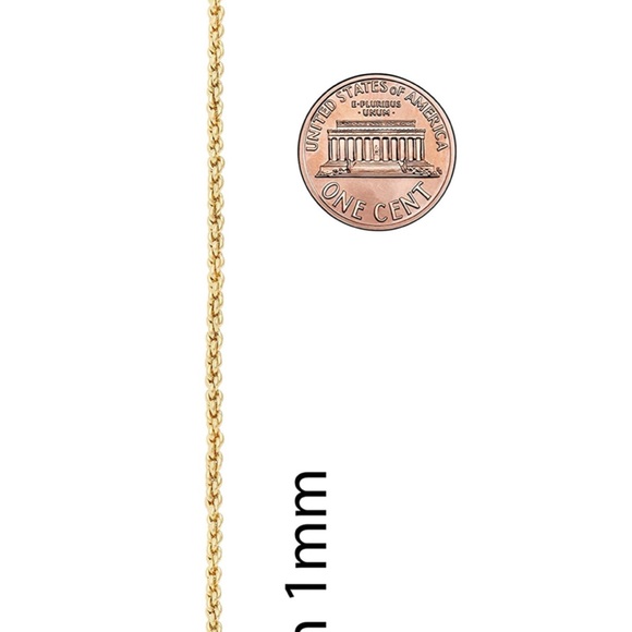 14K Yellow Gold Diamond Cut Luxury Rope Chain Necklace over Sterling Silver - Picture 3 of 5